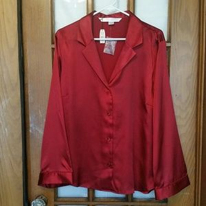 Victoria's Secret Satin Pajama Set Size L